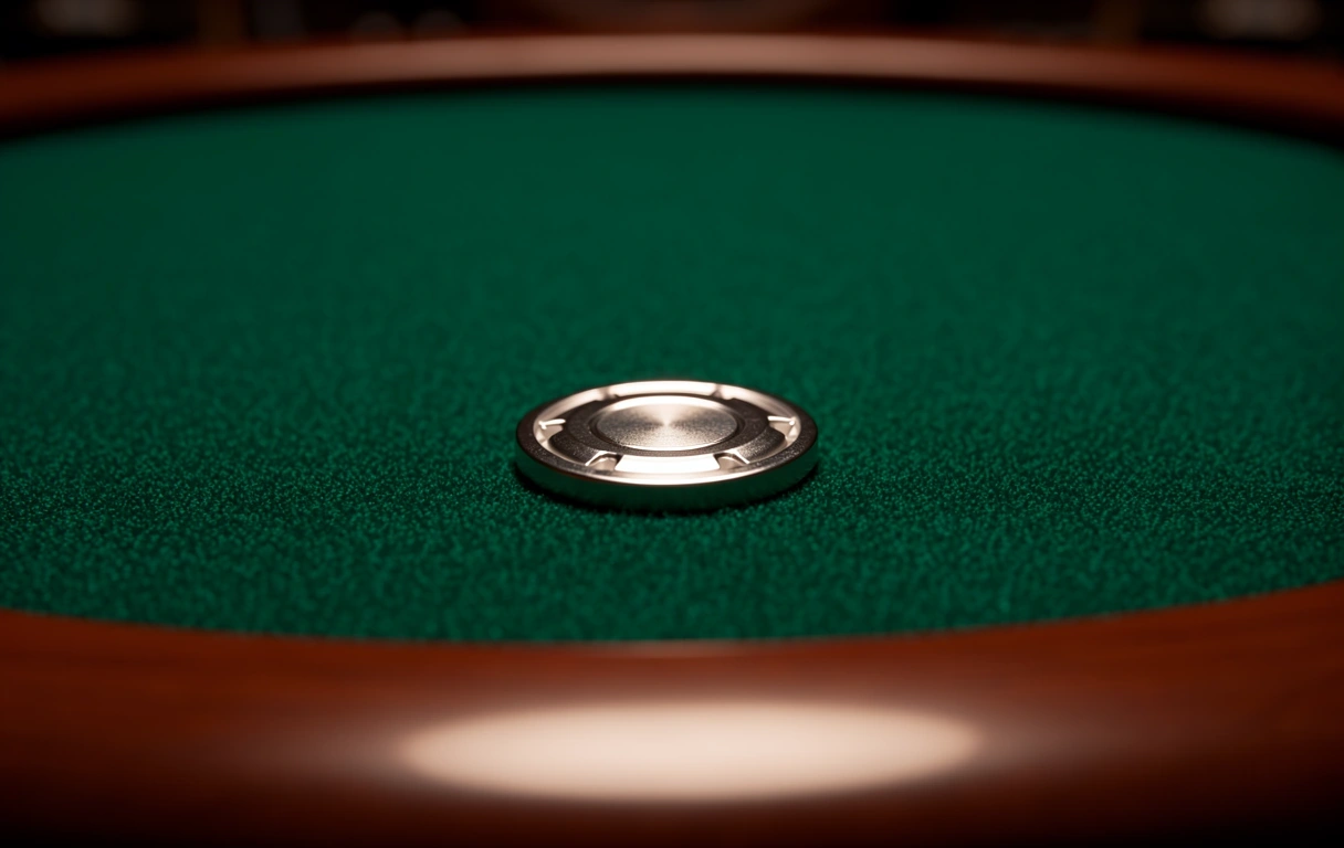 Textura de mesa de casino profesional